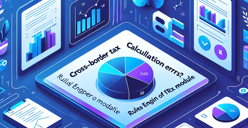  跨境税费计算错？ERP税务模块的规则引擎  